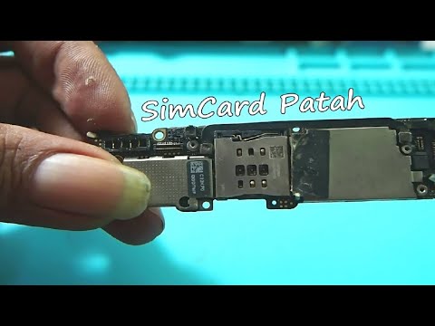 cara mengganti slot sim card yang rusak
