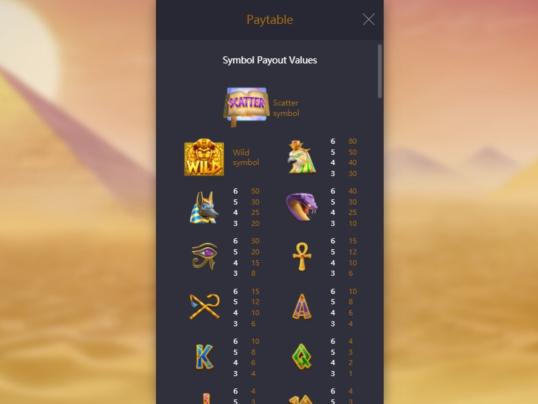 egypt's book of mystery slot demo